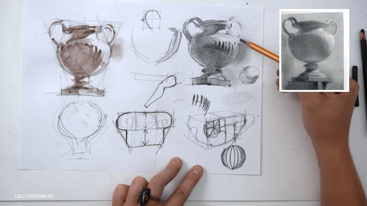 Пропорции и построение предметов: от натюрморта до фигуры